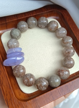 天然水晶千层幽灵紫玉晶手链女款时尚百搭送女友闺蜜生日礼物