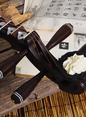 鸡翅木琵琶国风乐器木质民乐乐器手工制作传统弦乐器PP-81099