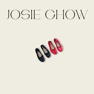JOSIE CHOW【进口羊皮】夏季新款圆头平跟鞋浅口平底单鞋TR714012