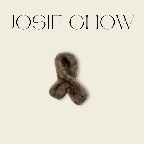 JOSIE CHOW【高端进口本色貂】韩版秋冬毛绒围巾百搭围巾JC008462
