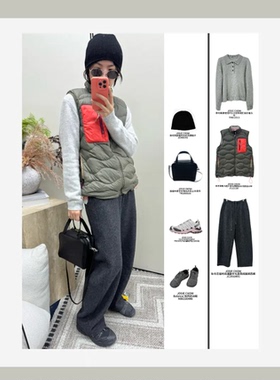 JOSIE CHOW【加绒】秋冬时尚通勤羊毛直筒阔腿裤西裤JC2910491