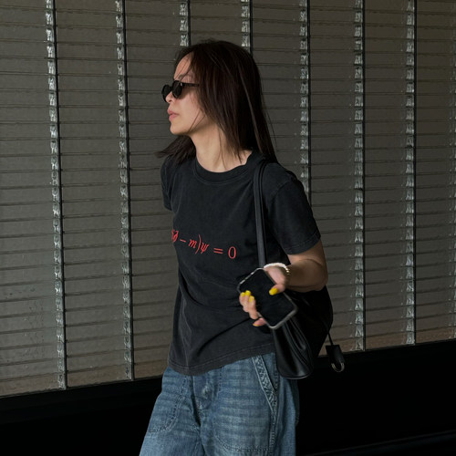 夏季新款纯棉短袖T恤宽松上衣女