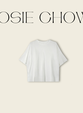 JOSIE CHOW【天丝醋酸】夏季新款休闲中长款T恤宽松上衣JC5710183