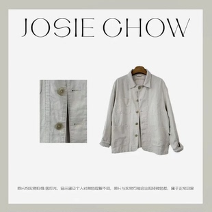 休闲排扣外套 JOSIE R582183 秋冬薄款 女款 CHOW 四袋外套