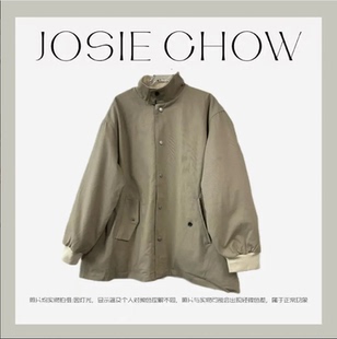 【出口日本】短款DP90鹅绒防风风衣料羽绒服女。JC008111