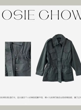 JOSIE CHOW【摩登】水洗做旧秋冬轻奢休闲女款外套。AT63704