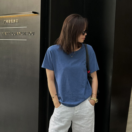 夏季宽松上衣休闲百搭短袖T恤