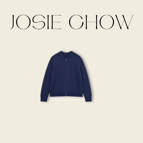 JOSIE CHOW【高端进口棉】秋冬轻柔细腻针织开衫外搭毛衣PL042506