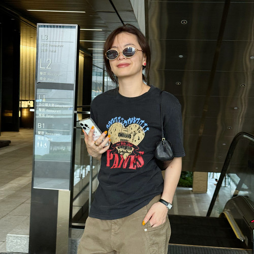 夏季新款纯棉T恤圆领短袖上衣女