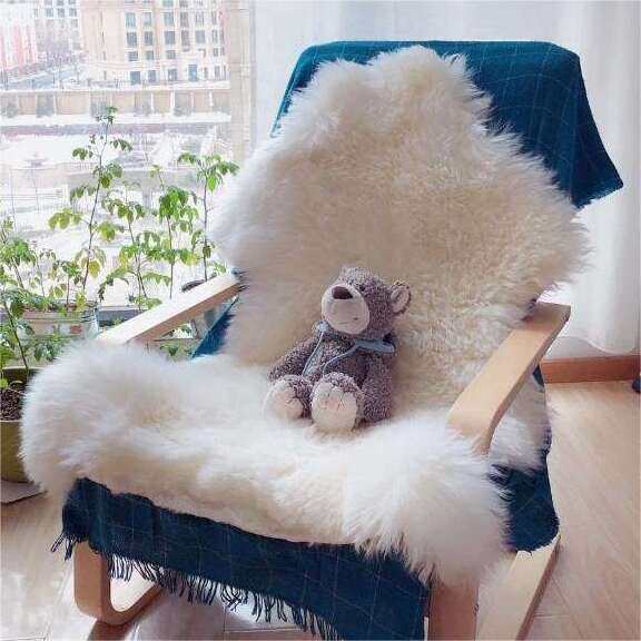 新疆小尾寒羊 羊毛毯 柔软亲肤羊毛