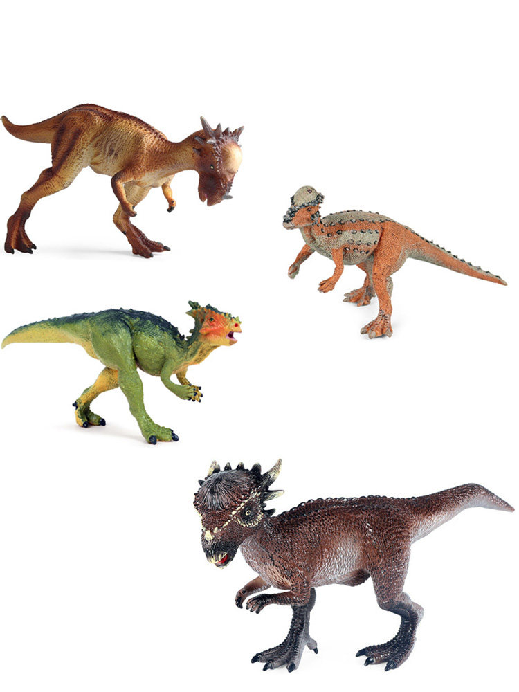 PACHYCEPHALOSAURUS STYXOSAURUS KINGOSAURUS 플라스틱 시뮬레이션 공룡 모델 PACHYCEPHALOSAURUS 어린이 장난감 장식품 소년 선물