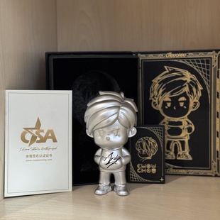 周杰伦签名周同学正版手办演唱会限定手办带限量带证书