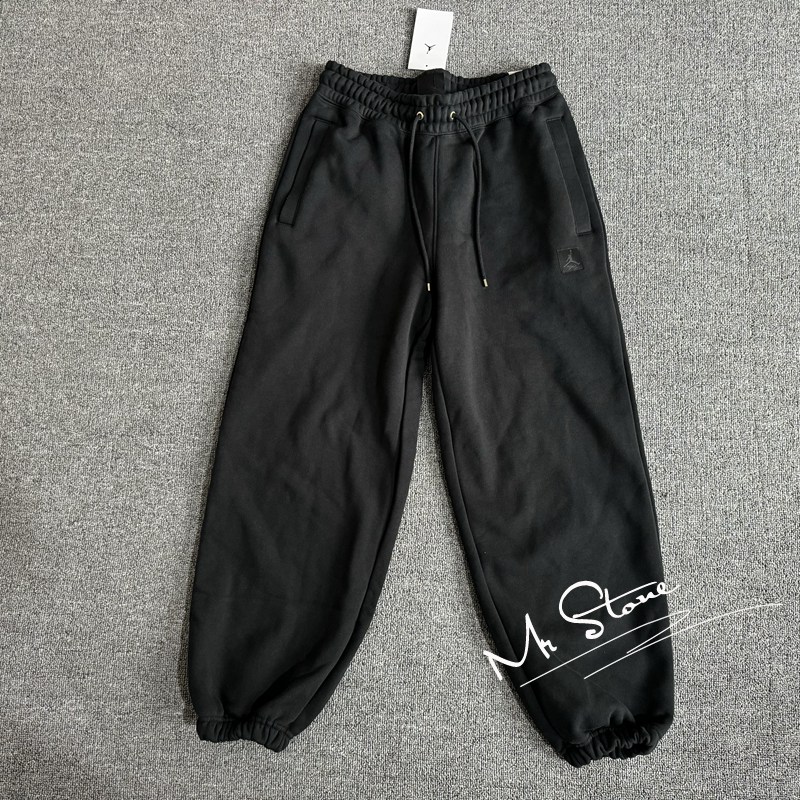 女子AJ收脚加绒秋冬宽松长裤