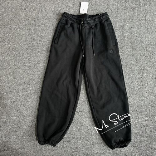 女子AJ收脚加绒秋冬宽松长裤