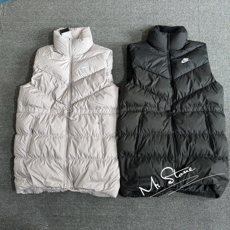 NIKE耐克 女子秋冬厚款运动休闲中长款保暖羽绒马甲FN0031