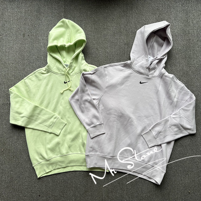 耐克女子加绒连帽小勾卫衣