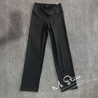 NIKE耐克 女子运动速干瑜伽训练垂感直筒显瘦微喇长裤AQ2670-010