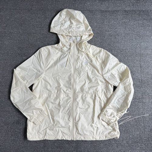 NIKE耐克 女子运动休闲春秋连帽梭织夹克外套DM6180-113