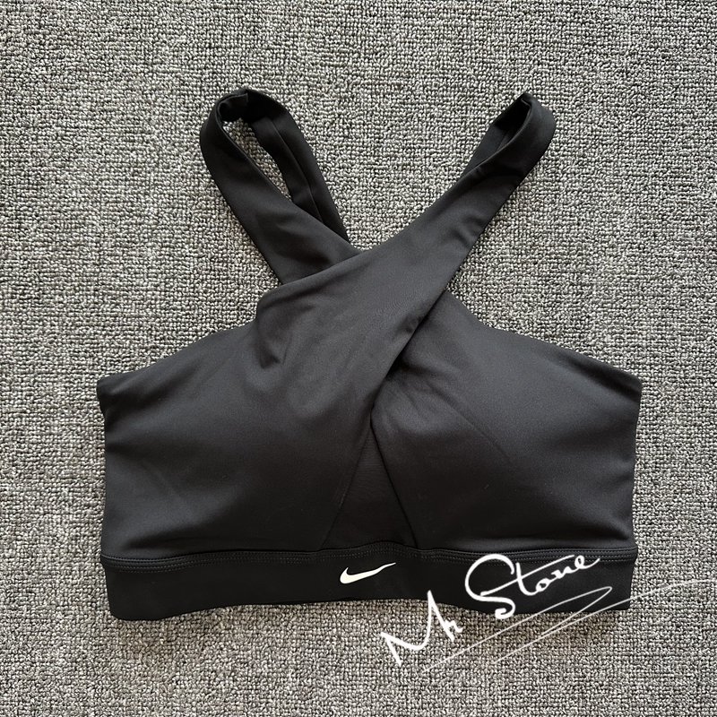 NIKE 耐克 女子中强度背心BRA跑步健身训练运动文胸DO6892-010