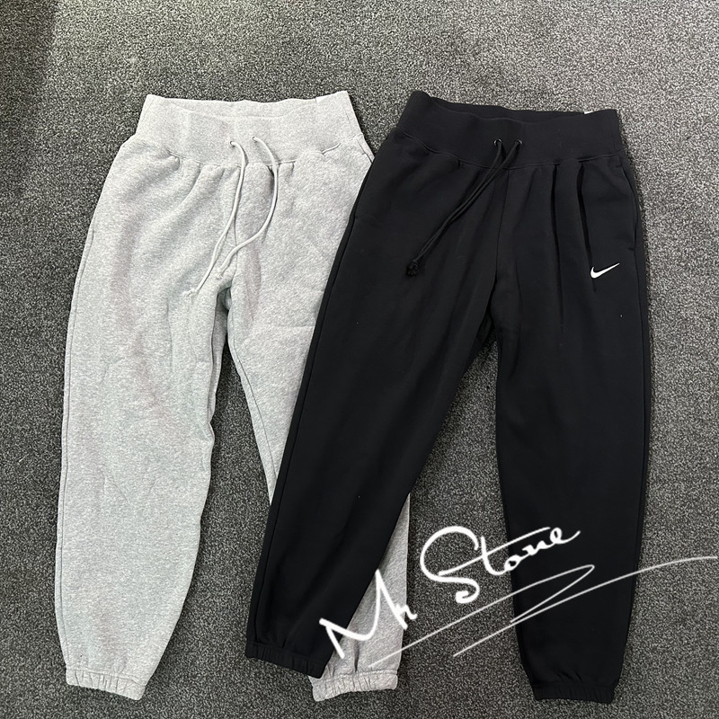 NIKE耐克 女子运动休闲高腰宽松显瘦保暖束口收腿卫裤长裤DQ5888