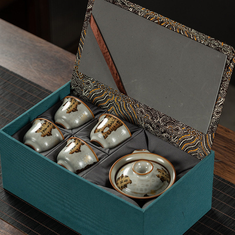 米黄汝窑功夫茶具手抓壶一壶二四杯旅行茶具快客杯户外车载泡茶壶,餐饮具,功夫茶具,淘宝优惠券,粉丝福利购,淘宝优惠卷