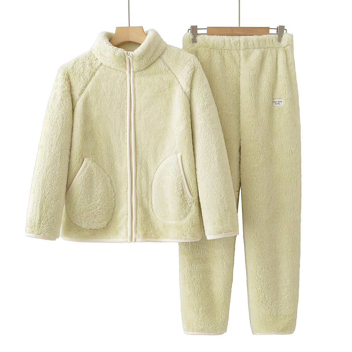 2025冬季新款北绒家居服套装女立领可外穿加厚保暖拉链睡衣两件套,女士内衣/男士内衣/家居服,睡衣/家居服套装,淘宝优惠券,粉丝福利购,淘宝优惠卷