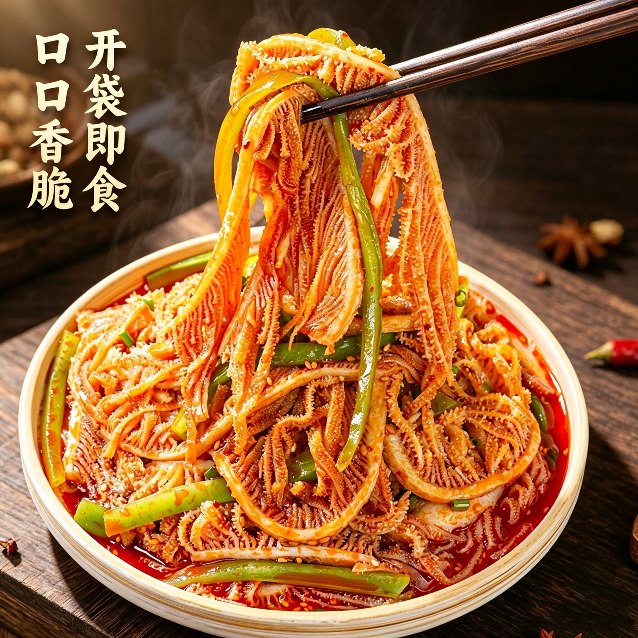 千层肚贡菜川香麻辣鲜香开袋即食