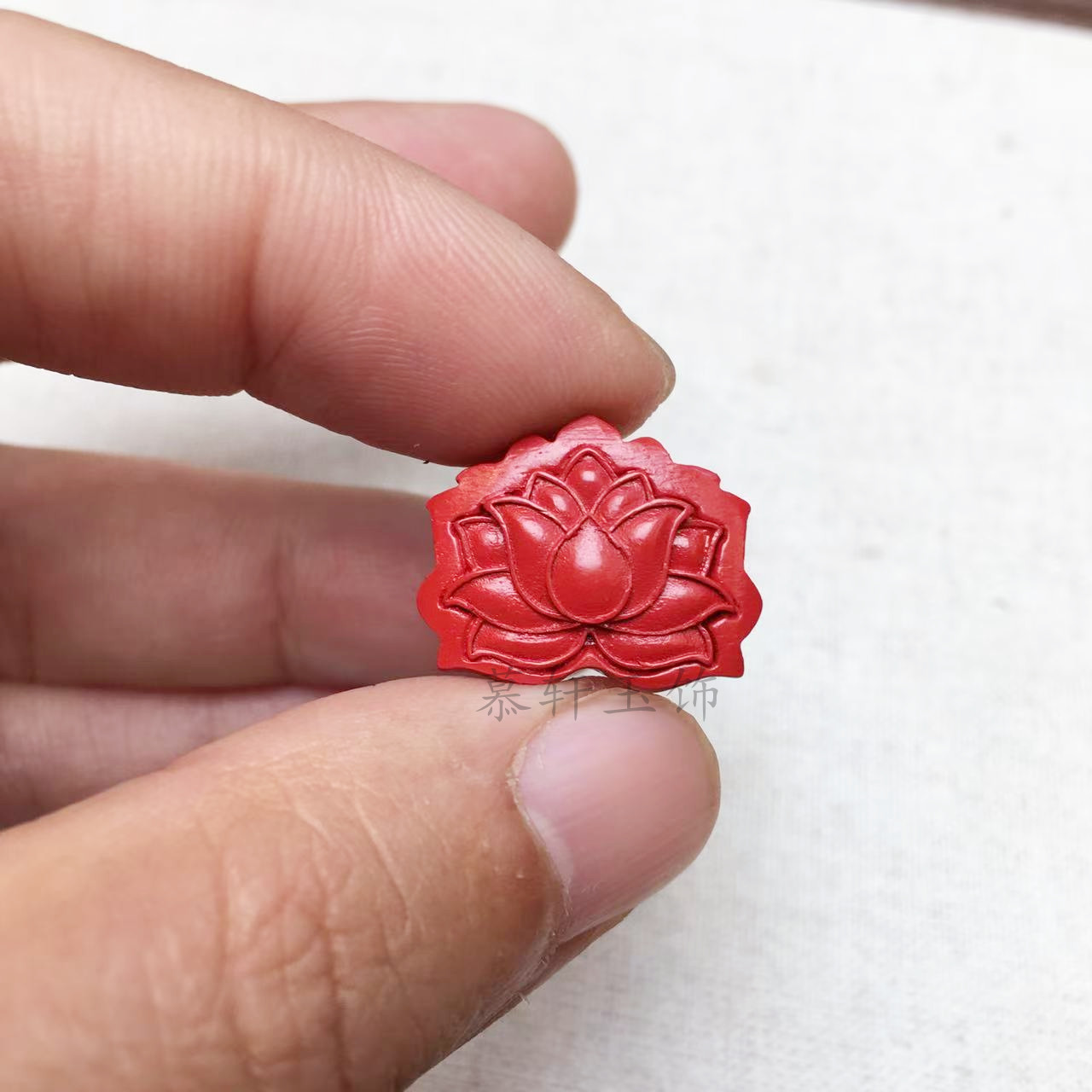 红砂莲花手工diy饰品配件珠子