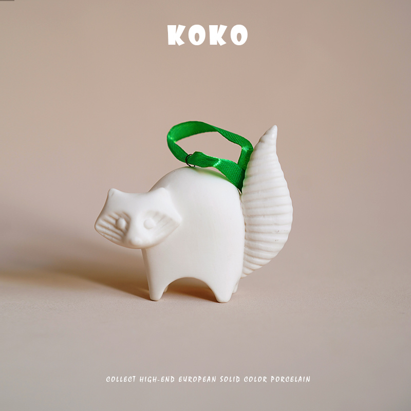 KOKO可爱陶瓷熊猫挂件摆件装饰品