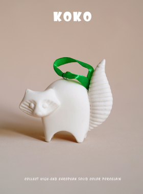 KOKO可爱陶瓷熊猫挂件摆件装饰品