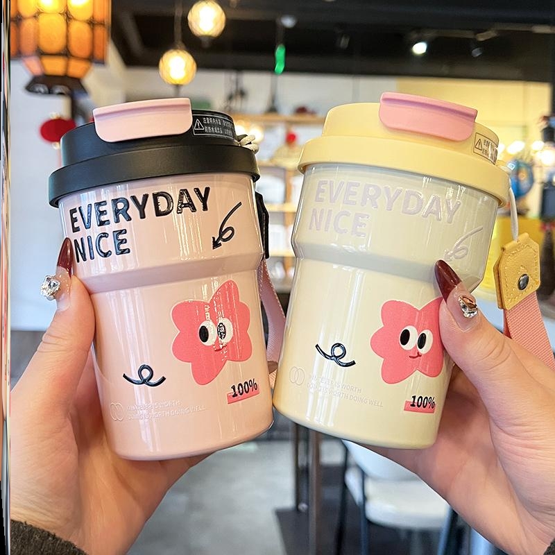 保温杯大号小号吸管巨好看的热销榜小巧便携老式经典迷你大容量