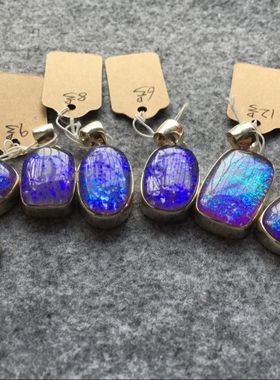 纯手工制作绚丽风多彩吊坠新品