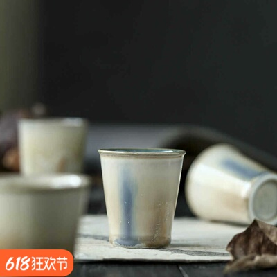纯手工窑变景德镇茶杯陶瓷复古