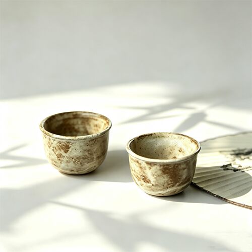 纯手工60ml景德镇茶杯陶瓷侘寂