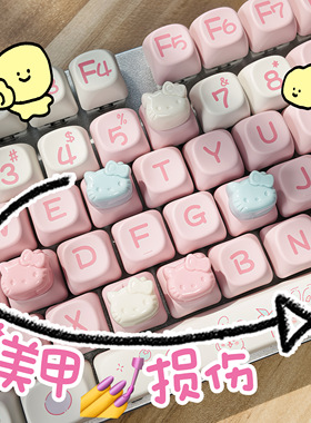 全网热卖98753单美甲键盘打字贴