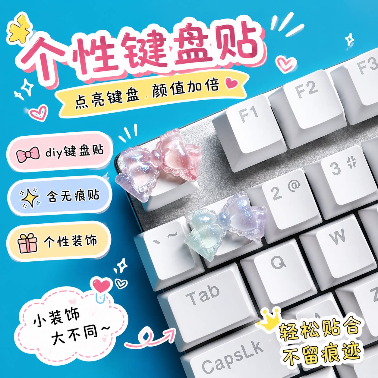全网热卖8794单按键装饰贴