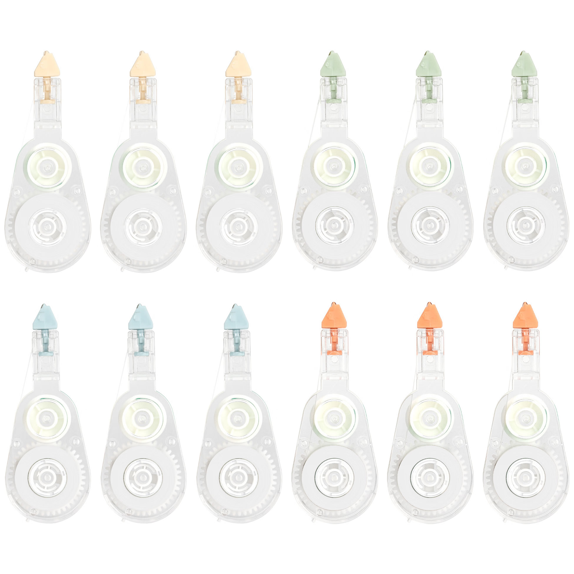 得力按动修正带替芯密封门换带芯