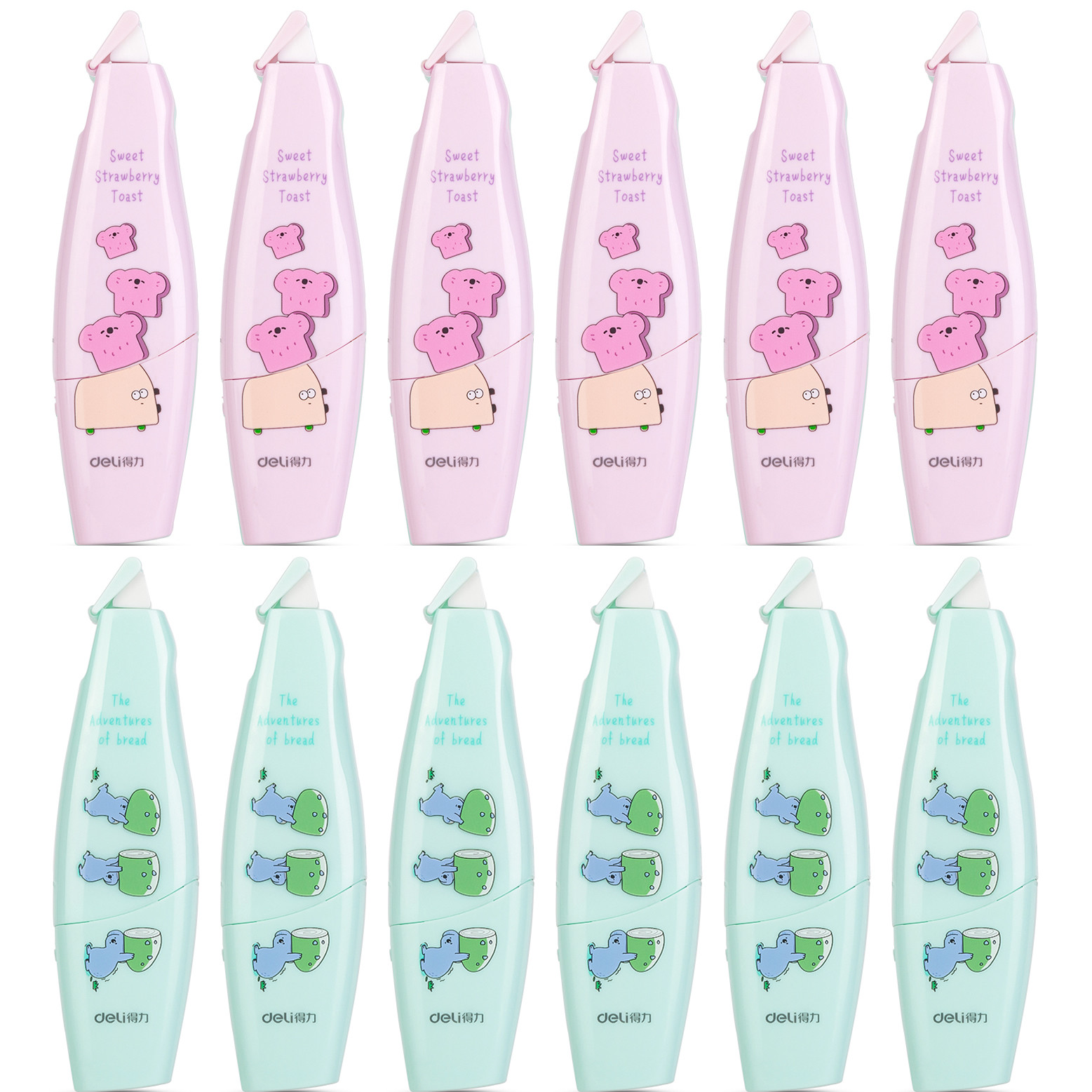 可爱@呆萌@小考拉得力笔式修正带