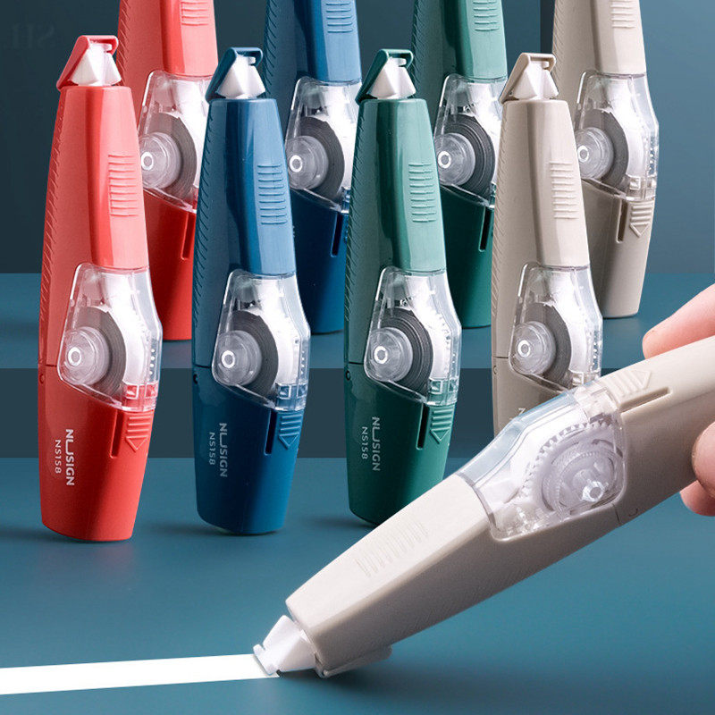 NUSIGN纽赛复古色笔式修正带套装