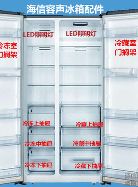 适用于海信容声冰箱门搁架LED灯条BCD-620/636/649/650WD12HPA