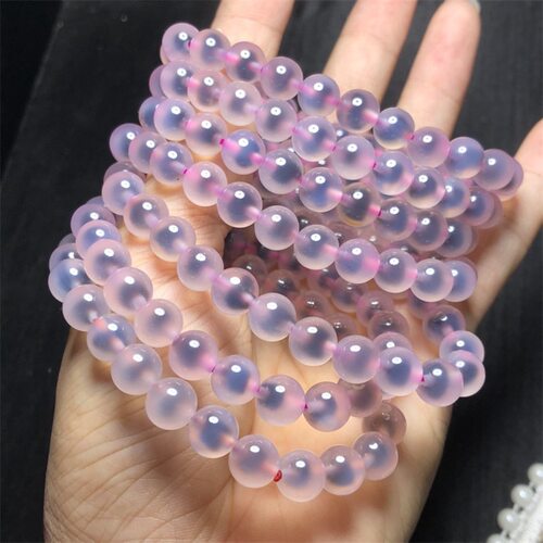 原矿紫龙晶圆珠单珠散珠隔珠多宝手串水晶手链珠子DIY手工配饰