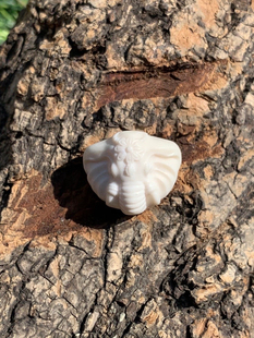 鹿角雕刻背云边挂象神祥云吊坠DIY配件配饰文玩配件108佛珠手串