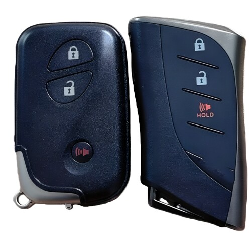 车钥匙适用于ES GS IS LS雷克萨斯2+1键0140 5290 3370智能卡遥控