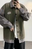 2021春新款撞色拼接男女中性宽松夹克外套上衣XZ-221-1-J，男装夹克，星座221-1