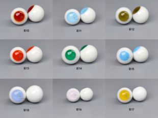 ob11玻璃眼珠可动眼球彩珍珠14mm、16mm、18mm眼现货