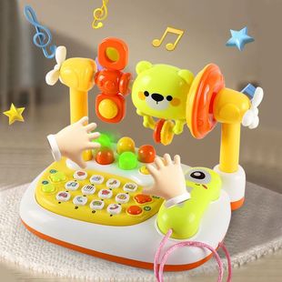 婴儿玩具音乐有声会动安抚神器3 1岁早教益智 6个月12宝宝可啃咬0