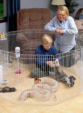 中西Midwest貂龙猫兔子放风游戏活动围栏加高防越狱