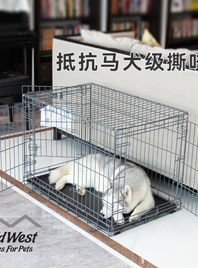 中西Midwest 选择系列宠物狗笼子加厚加粗加固三门