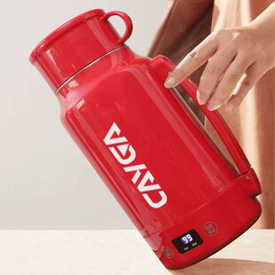 插电便携式电热烧水壶大容量出差旅行智能水杯保温加热恒温电热杯