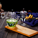 透明绿茶专用泡茶壶玻璃仿宋手执单壶过滤泡茶器茶具电陶炉煮茶壶